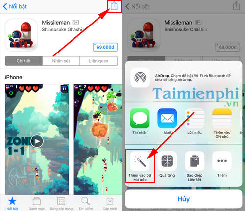 Cách Bookmark Apps trên App Store