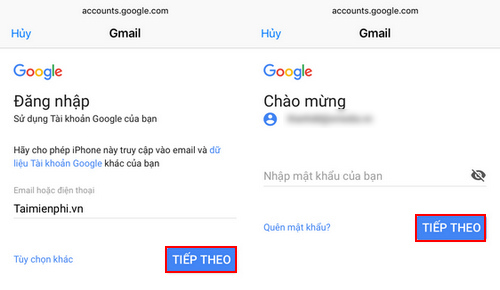 Hướng dẫn đăng nhập Gmail trên iPhone, iPad không cần cài ứng dụng