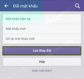 Đổi mật khẩu facebook trên điện thoại iPhone, SamSung, OPPO, Android 4