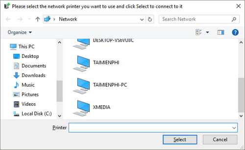 Hướng dẫn chia sẻ máy in trong mạng LAN windows 10, 7, XP 17