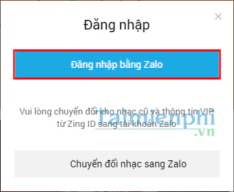 Đăng ký Zing mp3, tạo tài khoản Zing Mp3 nghe nhạc trên máy tính