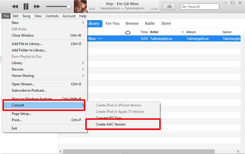 Tạo nhạc chuông iPhone, tạo nhạc tin nhắn, cuộc gọi bằng iTunes