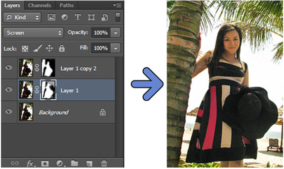 Cách chỉnh sửa ngược sáng bằng Photoshop