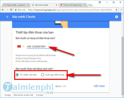 Bảo mật 2 lớp gmail, kích hoạt xác minh 2 bước trong gmail