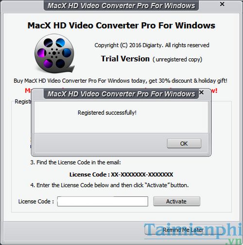 any video converter license code
