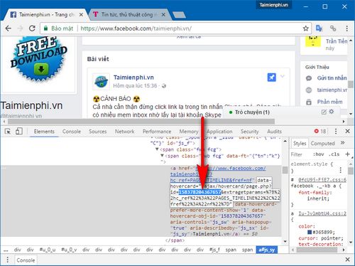 Cách xem ID người dùng trên Facebook
