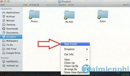 Cách sử dụng Dropbox trên Mac OS