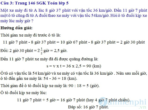giai bai tap toan 5 trang 145 146 sgk luyen tap chung