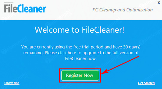 giveaway ban quyen mien phi filecleaner pro don dep o cung may tinh 3