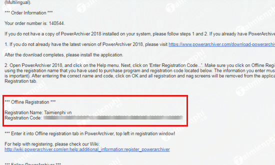 giveaway ban quyen mien phi PowerArchiver 2018 nen va giai nen file