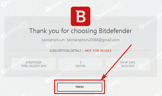 giveaway ban quyen mien phi bitdefender total security 2018 diet virus bao ve may tinh 7