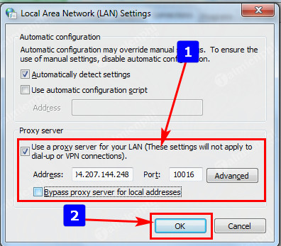 Cách đổi Proxy Cốc Cốc