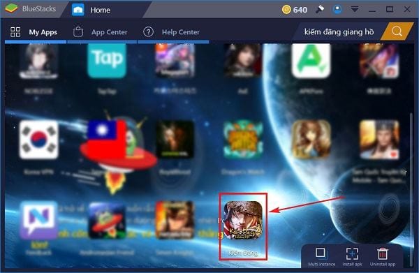 how to play online games on bluestacks 4