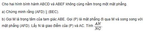 giai toan lop 11 trang 105 106 107 sach canh dieu tap 1 hai mat phang song song 4