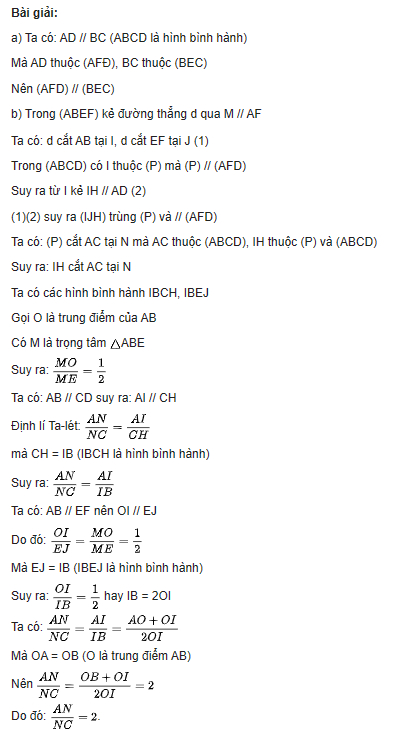 giai toan lop 11 trang 105 106 107 sach canh dieu tap 1 hai mat phang song song 5