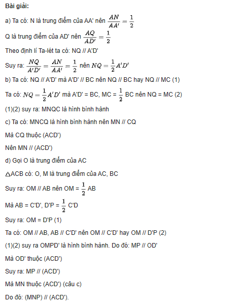 giai toan lop 11 trang 110 111 112 sach canh dieu tap 1 hinh lang tru va hinh hop 4
