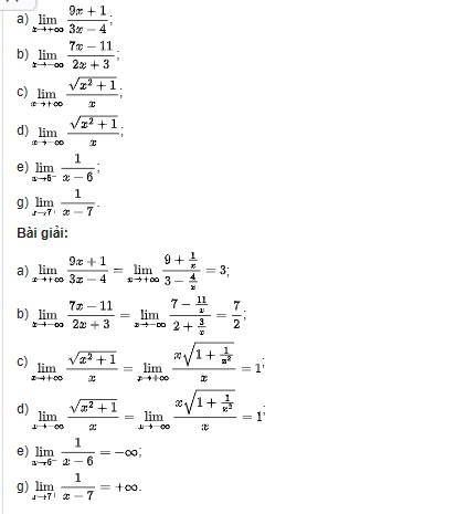giai toan lop 11 trang 72 sach canh dieu tap 1 gioi han cua ham so 4