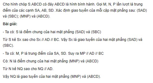 giai toan lop 11 trang 95 96 97 98 99 sach canh dieu tap 1 hai duong thang song song trong khong gian 3