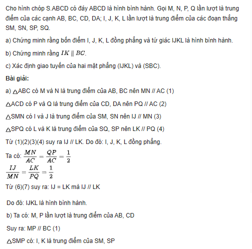 giai toan lop 11 trang 95 96 97 98 99 sach canh dieu tap 1 hai duong thang song song trong khong gian 6